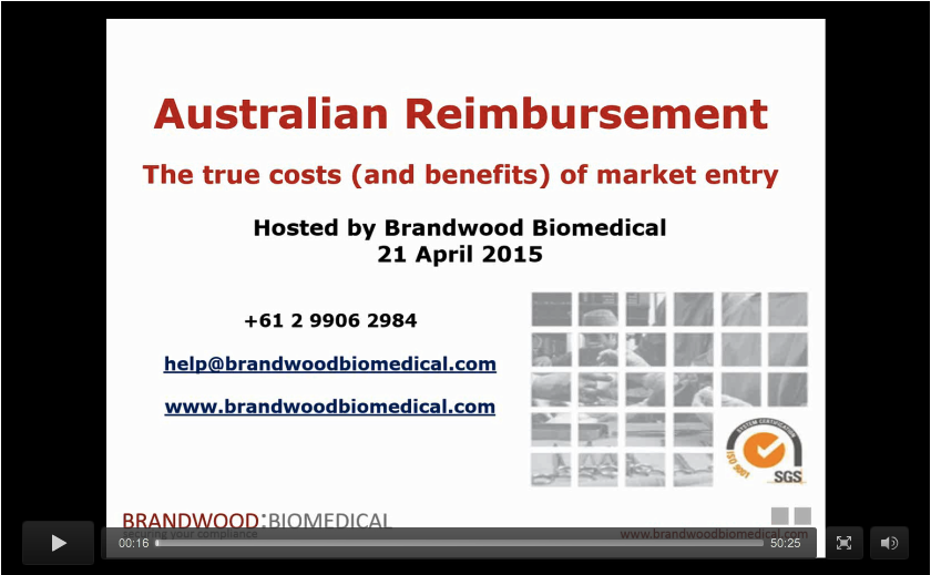 Webinar Australian Medical Reimbursement